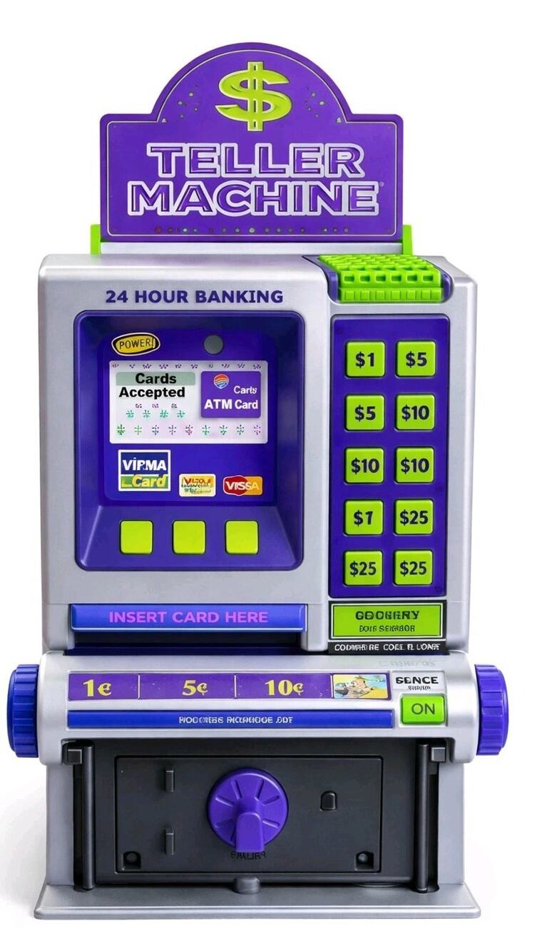 YouNiverse ATM Savings Bank Electronic Coin Counter Safe Kids Money Bank 2004